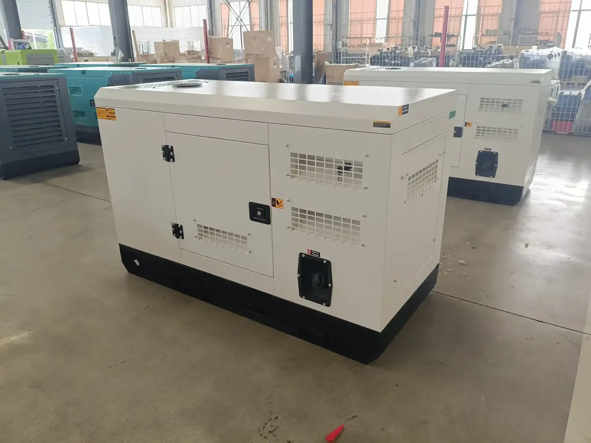 Diesel generator set ready for shipment