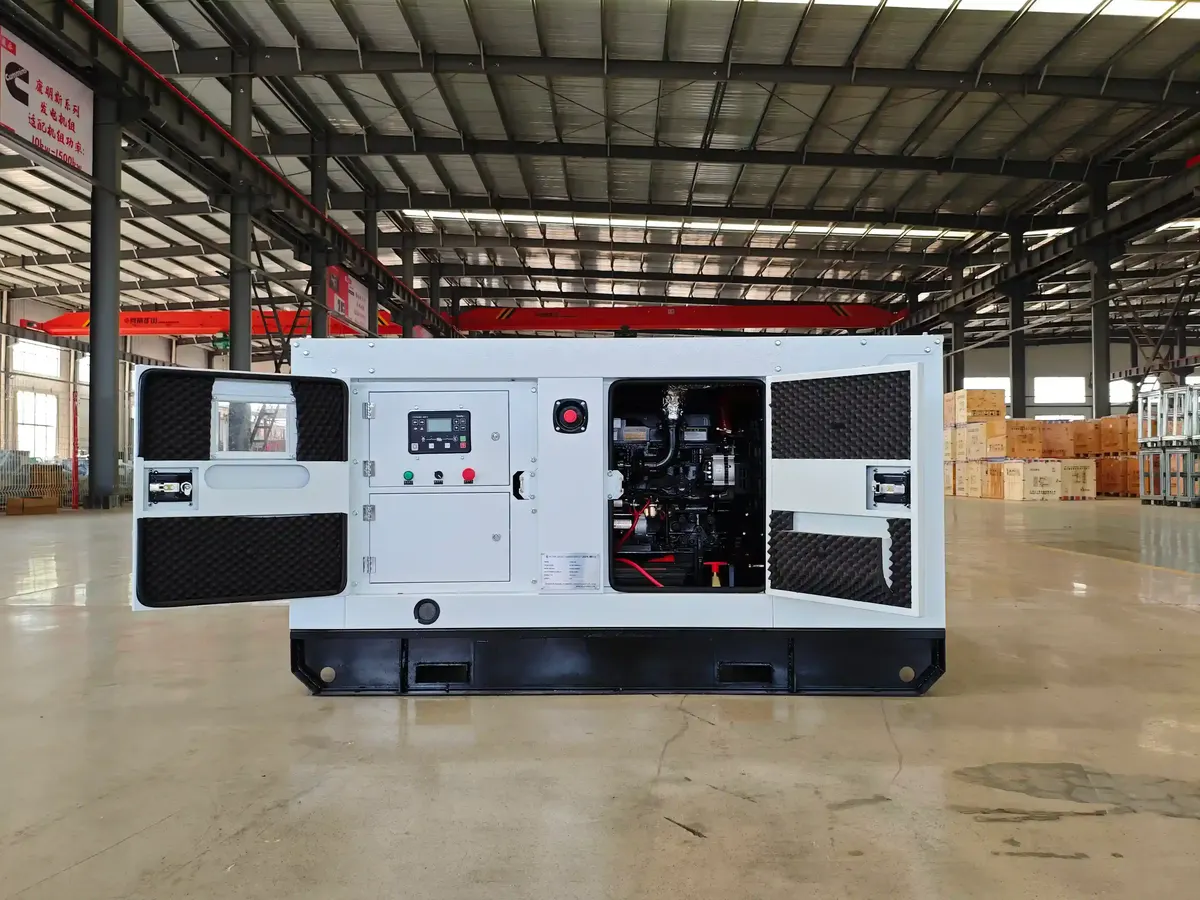 Generator set front view