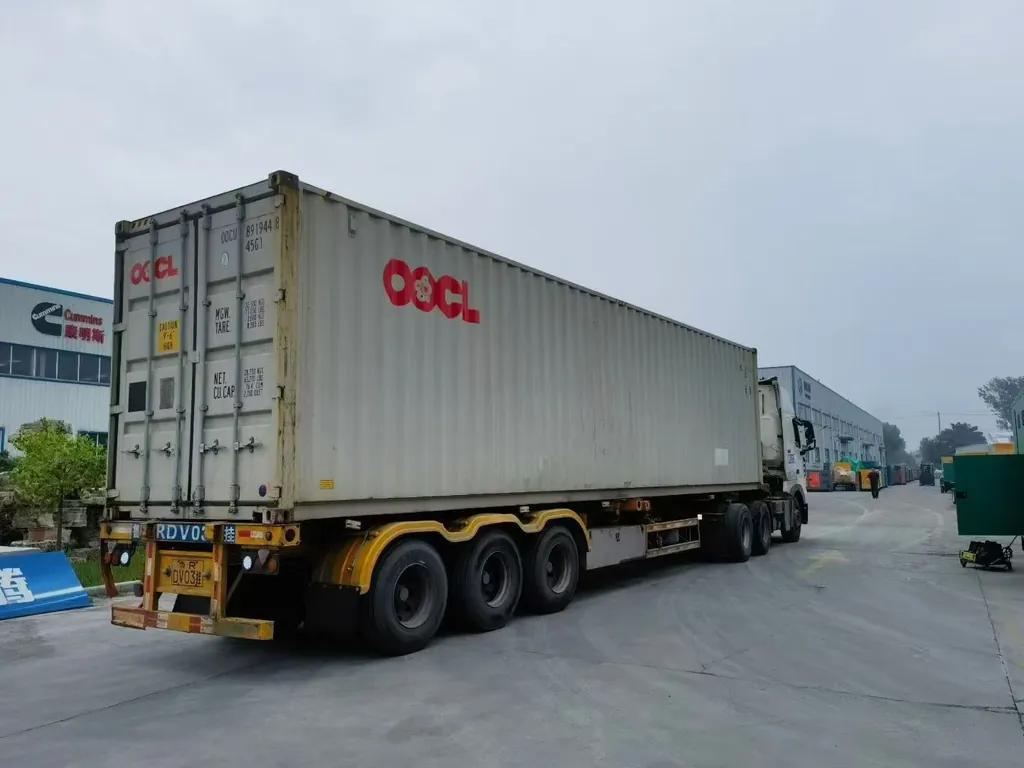 Export packing of diesel generator set