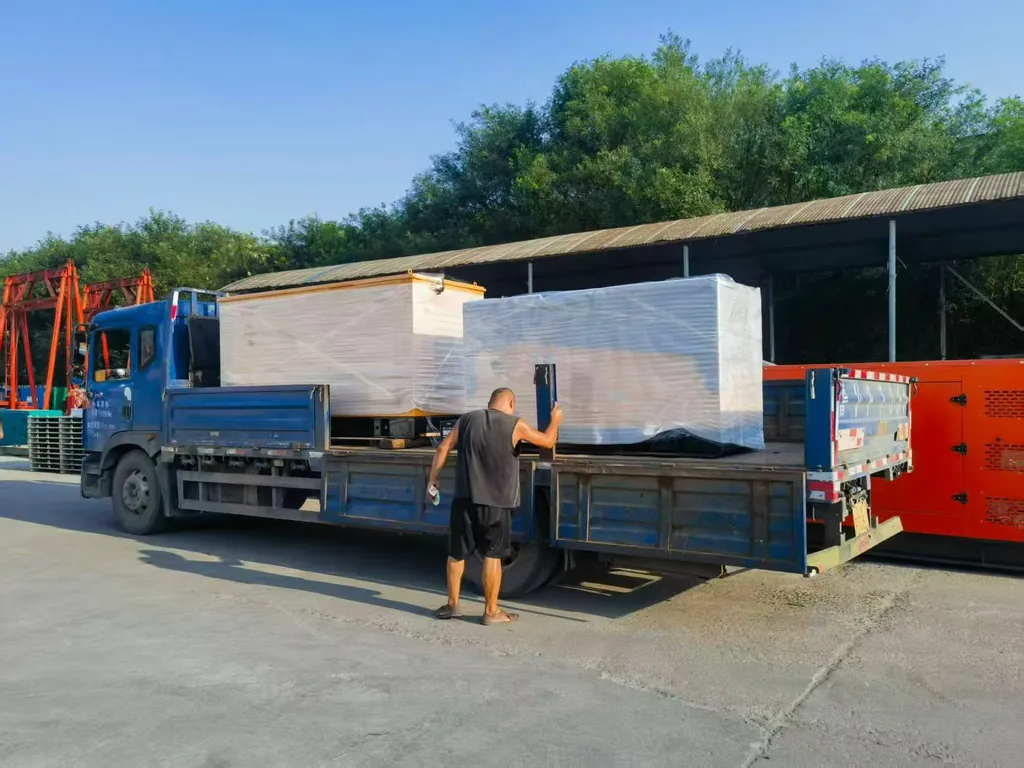 Diesel generator set shipment to customer