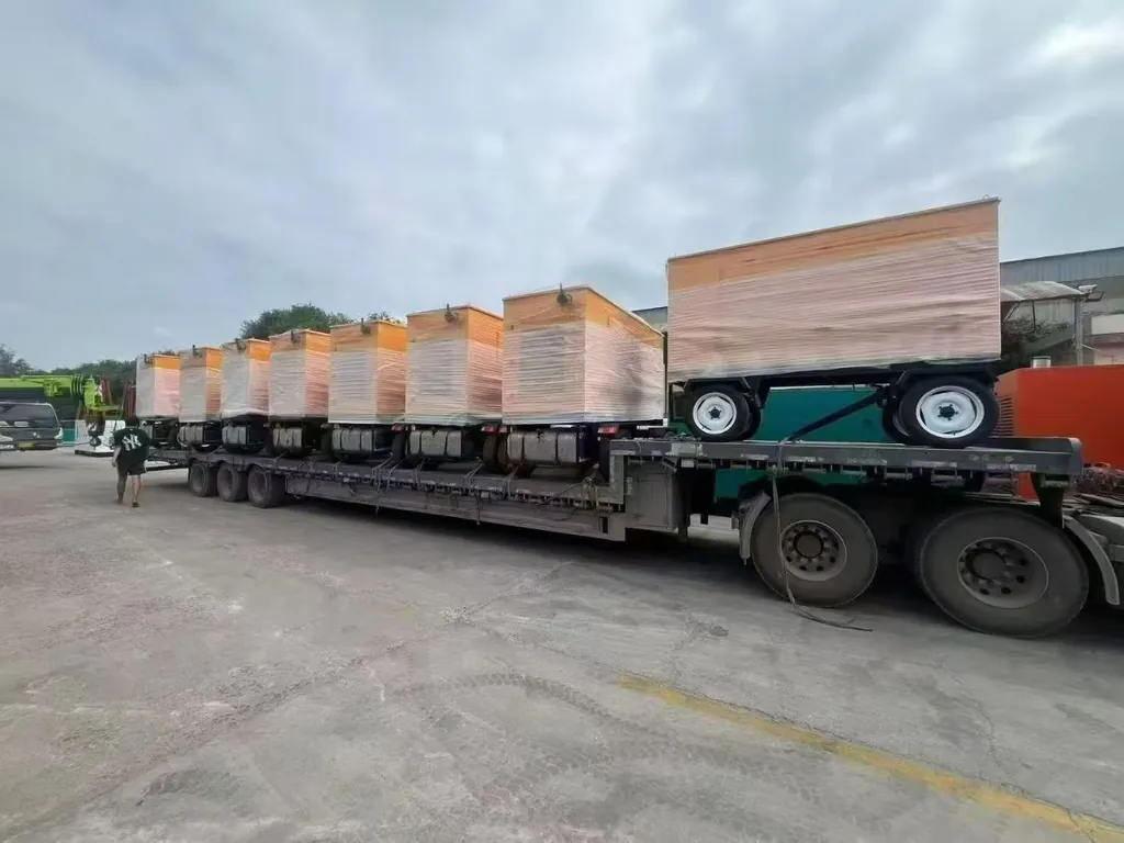 Generator set delivery